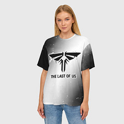 Футболка оверсайз женская The Last Of Us Glitch на светлом фоне, цвет: 3D-принт — фото 2