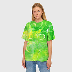 Футболка оверсайз женская Мохито освежающий, цвет: 3D-принт — фото 2