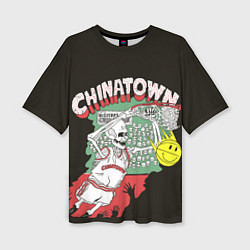 Футболка оверсайз женская Chinatown Market - dunk, цвет: 3D-принт