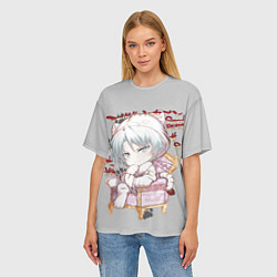 Футболка оверсайз женская Гаку Яотомэ - Семёрка идолов, цвет: 3D-принт — фото 2