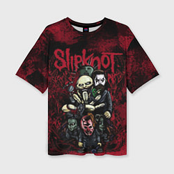 Футболка оверсайз женская Slipknot art, цвет: 3D-принт