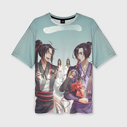 Футболка оверсайз женская Wangji and Wuxian - Mo Dao Zu Shi, цвет: 3D-принт