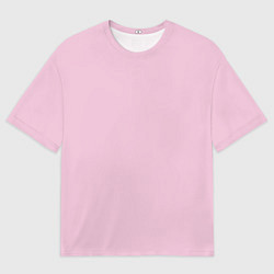 Футболка оверсайз женская Розовый радуга, цвет: 3D-принт