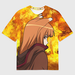 Футболка оверсайз женская Волчица и пряности, цвет: 3D-принт