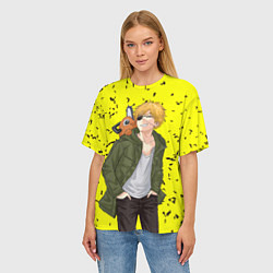 Футболка оверсайз женская Дэнджи и Почита, цвет: 3D-принт — фото 2
