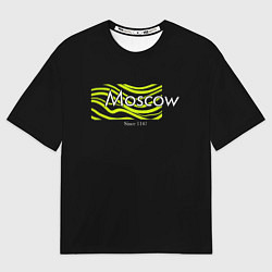 Футболка оверсайз женская Moscow since 1147, цвет: 3D-принт