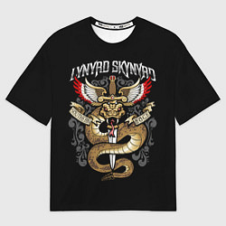 Футболка оверсайз женская Lynyrd Skynyrd - южный рок, цвет: 3D-принт