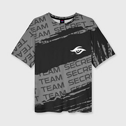 Женская футболка оверсайз Форма Team Secret