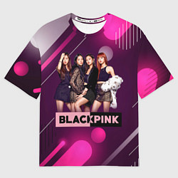 Футболка оверсайз женская Kpop Blackpink, цвет: 3D-принт