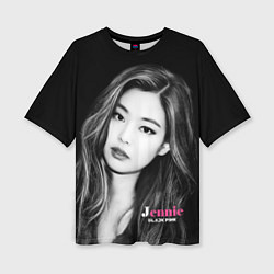 Футболка оверсайз женская Jennie Kim Blackpink, цвет: 3D-принт