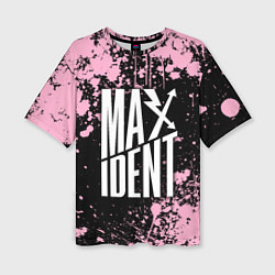 Футболка оверсайз женская Stray kids - pink maxident, цвет: 3D-принт