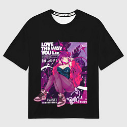 Футболка оверсайз женская Как на обложке журнала - Звездное дитя, цвет: 3D-принт