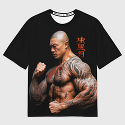 Футболка оверсайз женская Irezumi tattoo yakuza, цвет: 3D-принт