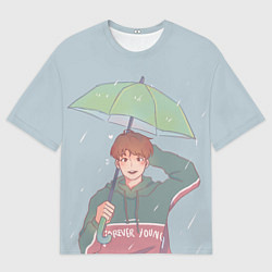 Футболка оверсайз женская Рокки арт, цвет: 3D-принт