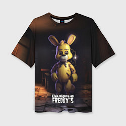 Футболка оверсайз женская Spring Bonnie Five Nights at Freddys, цвет: 3D-принт