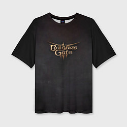 Футболка оверсайз женская Logo Baldurs Gate 3, цвет: 3D-принт