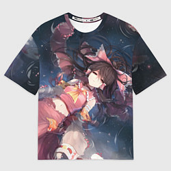 Футболка оверсайз женская Touhou Project Рейму Hakurei, цвет: 3D-принт