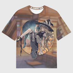 Футболка оверсайз женская Touhou Project Мариса, цвет: 3D-принт