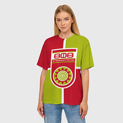 Футболка оверсайз женская Уфа ФК, цвет: 3D-принт — фото 2