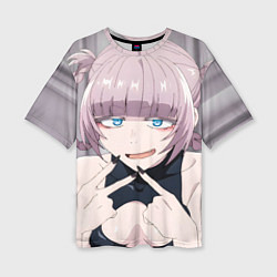 Футболка оверсайз женская Yofukashi no Uta Надзуна Нанакуса, цвет: 3D-принт