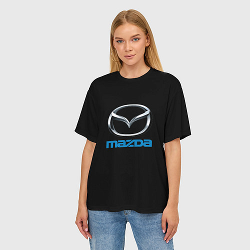 Женская футболка оверсайз Mazda sportcar / 3D-принт – фото 3