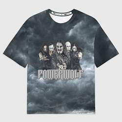 Футболка оверсайз женская Powerwolf band, цвет: 3D-принт