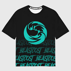 Футболка оверсайз женская Beastcoast, цвет: 3D-принт