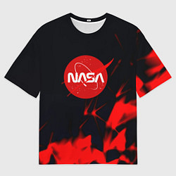 Футболка оверсайз женская Nasa abstract, цвет: 3D-принт
