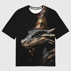 Футболка оверсайз женская Хранитель нового года, цвет: 3D-принт