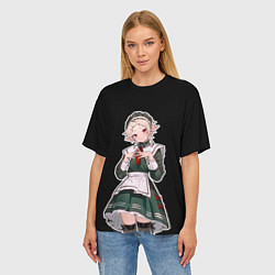 Футболка оверсайз женская Милая Сильфи, цвет: 3D-принт — фото 2
