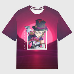 Футболка оверсайз женская Лини иллюзионист, цвет: 3D-принт