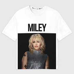 Футболка оверсайз женская Miley Cyrus, цвет: 3D-принт