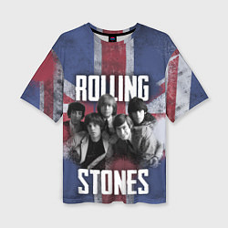 Футболка оверсайз женская Rolling Stones - Great britain, цвет: 3D-принт