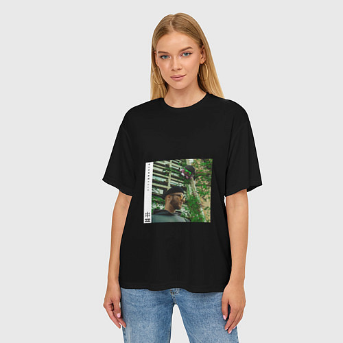 Женская футболка оверсайз Куок - Джангл / 3D-принт – фото 3