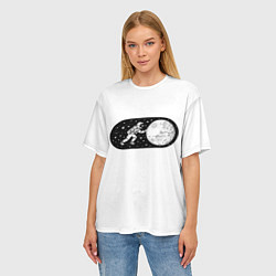 Футболка оверсайз женская Space on, цвет: 3D-принт — фото 2