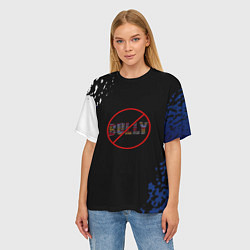 Футболка оверсайз женская Bully game краски рокстар, цвет: 3D-принт — фото 2