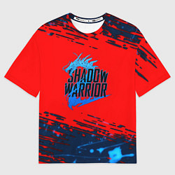 Футболка оверсайз женская Shadow Warrior actions game, цвет: 3D-принт