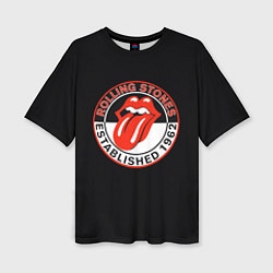 Футболка оверсайз женская Rolling Stones Established 1962 group, цвет: 3D-принт