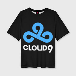 Футболка оверсайз женская Cloud9 - esports logo, цвет: 3D-принт