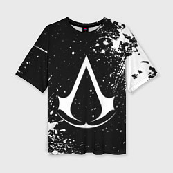 Футболка оверсайз женская White logo of assasin, цвет: 3D-принт