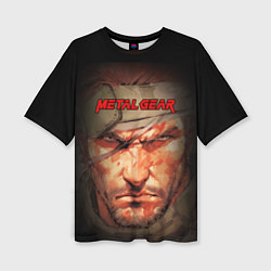 Футболка оверсайз женская Metal gear Venom Snake, цвет: 3D-принт