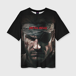 Футболка оверсайз женская Metal gear Venom Snake, цвет: 3D-принт