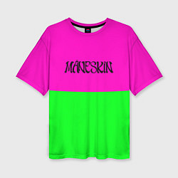 Футболка оверсайз женская Maneskin rock, цвет: 3D-принт