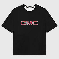 Женская футболка оверсайз GMC logo