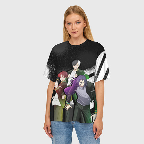 Женская футболка оверсайз Ветролом / 3D-принт – фото 3