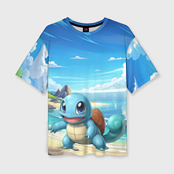 Футболка оверсайз женская Pokemon Squirtle, цвет: 3D-принт