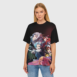 Футболка оверсайз женская Звездное детя 2 герои, цвет: 3D-принт — фото 2