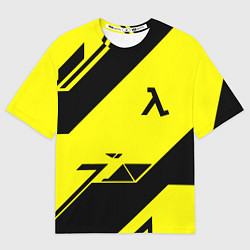 Футболка оверсайз женская Half life geometry, цвет: 3D-принт