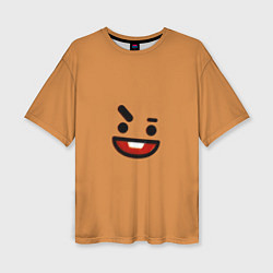 Футболка оверсайз женская BT21 Shooky, цвет: 3D-принт