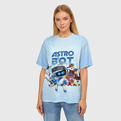 Футболка оверсайз женская Astro Bot - Game, цвет: 3D-принт — фото 2